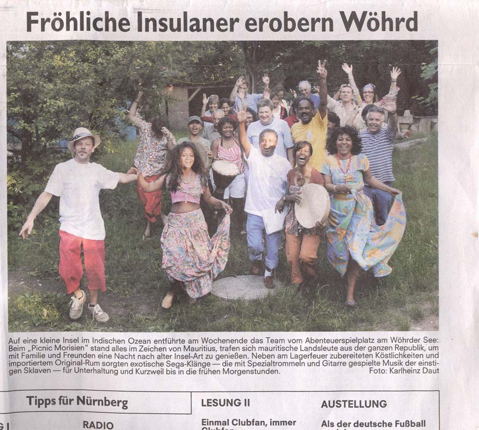 Nürnberger Nachrichten | Fröhliche Insulaner erobern Wöhrd